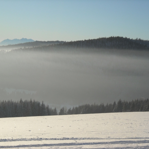 Tylicz i Tatry w tle
